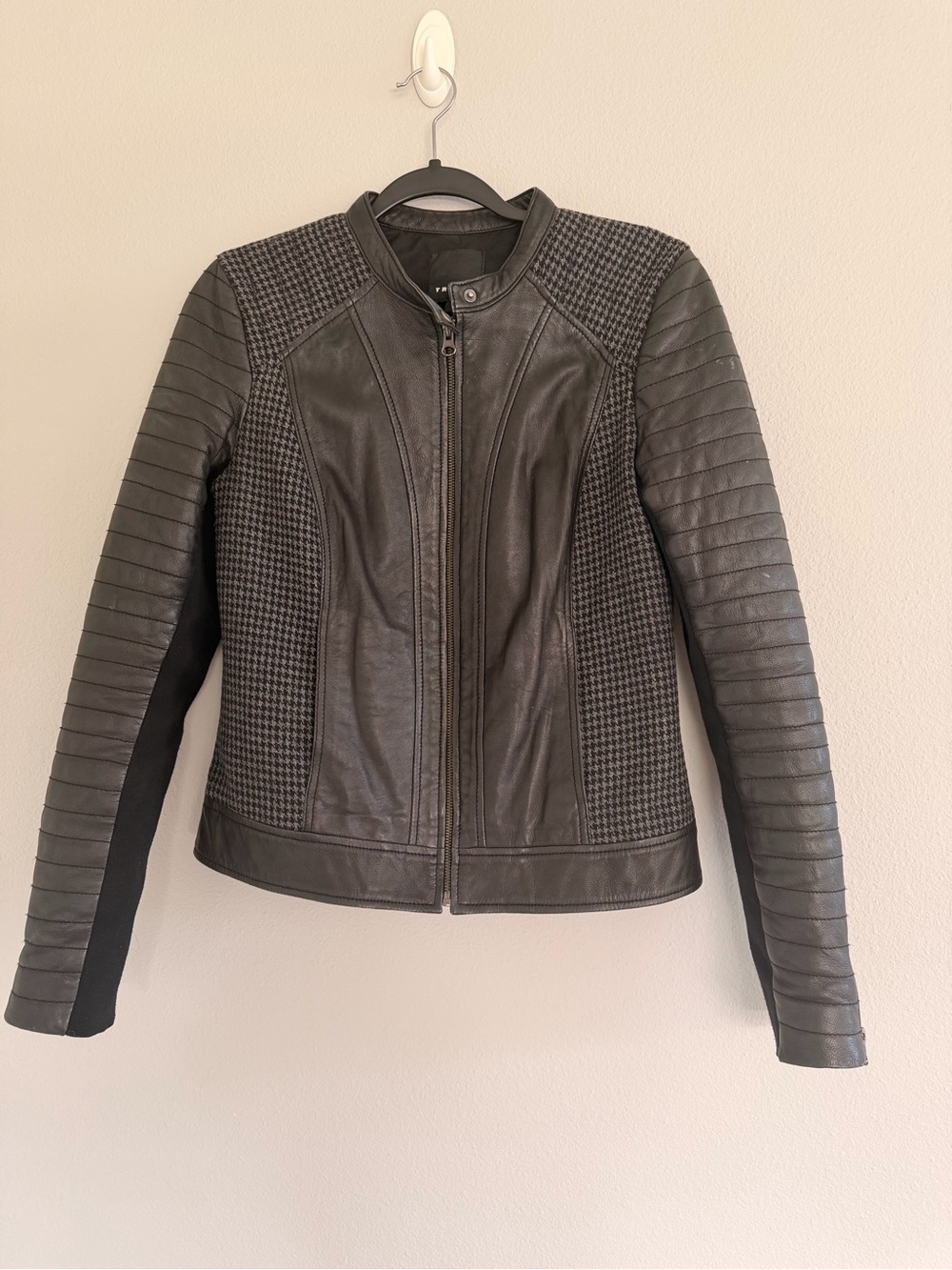Trouve leather jacket medium moto mixed media